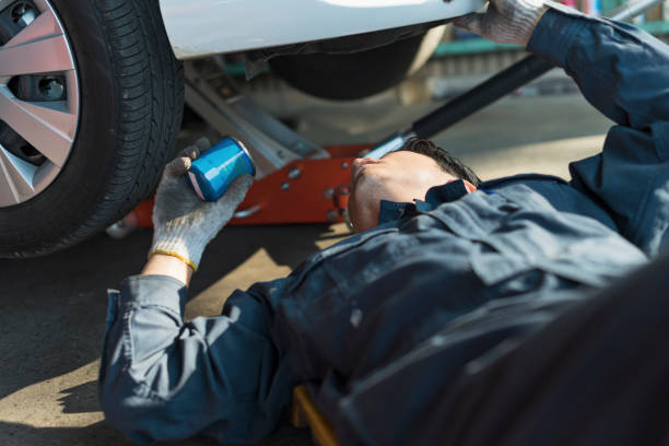 istock Middle-aged male auto mechanic 2201850957