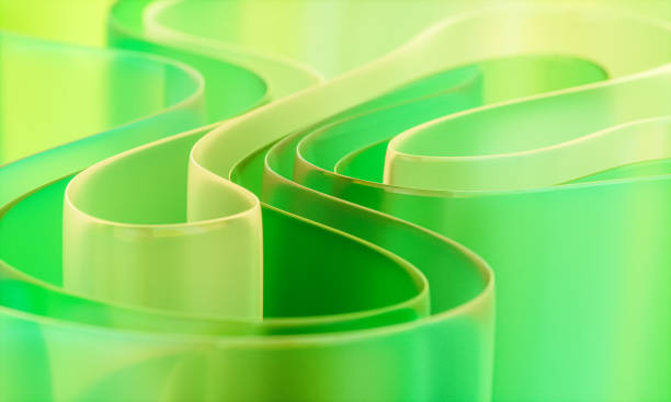 istock 3d rendering of abstract digital layered crystal glass background. digital technology concept. 2201853855
