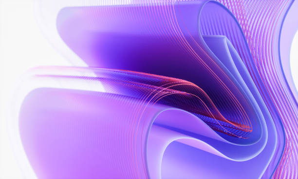 istock 3d rendering of abstract digital layered crystal glass background. digital technology concept. 2201853876