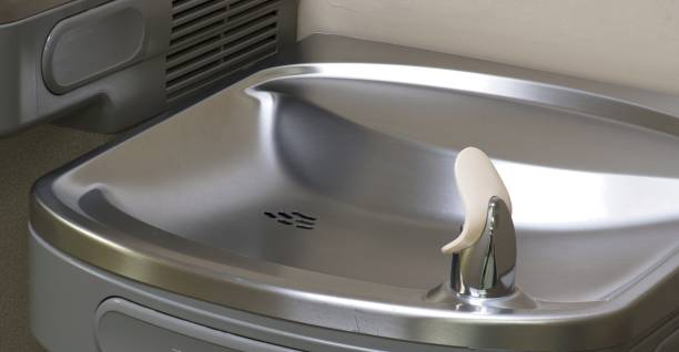 istock Water fountain mounted on a wall 2201861196