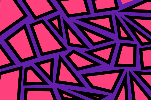 A Bold And Dynamic Geometric Pattern Featuring Angular Shapes In ...