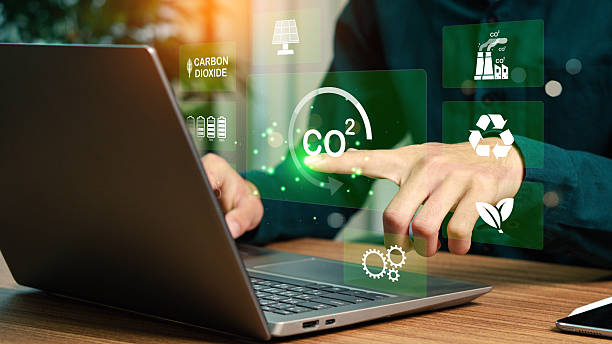 istock Carbon emission reduction target, Green economy and sustainability Net Zero future.  Responsibility for the environment. Sustainable development, Goals sustainable planet by 2050. 2201863300
