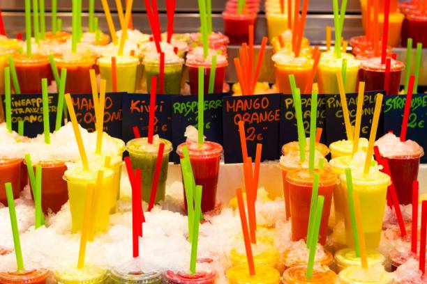 Fresh smoothies on the market