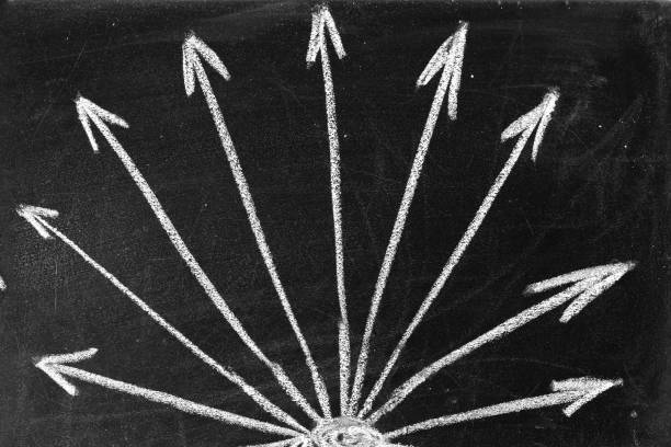 istock Chalk drawing of arrows 2201868783