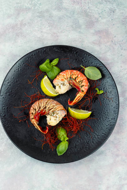 istock Steamed Lobster Tail, Luxury Food. 2201875255