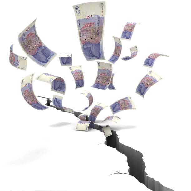 istock British pound falling money financial crisis recession inflation 2201885978
