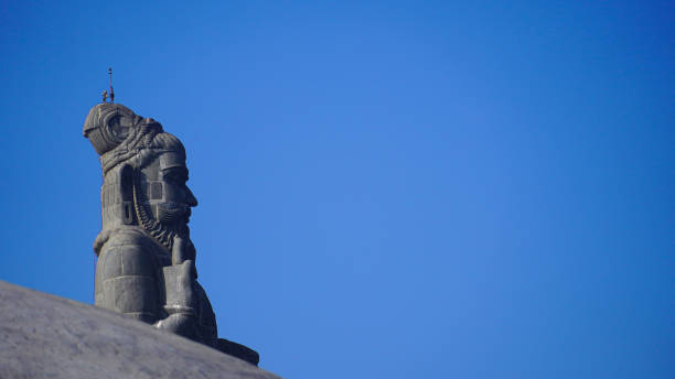istock Close up Thiruvalluvar Statue in Kanyakumari 2201890149