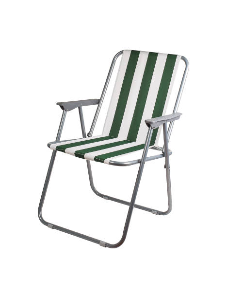 istock Camping folding chair isolated on white background 2201890684