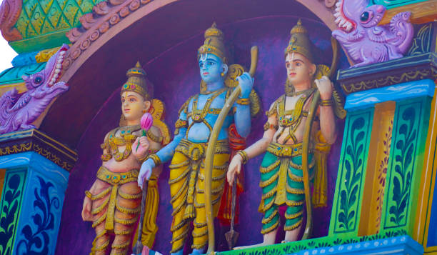 istock Ram Laxman and sita statue in temple 2201891178