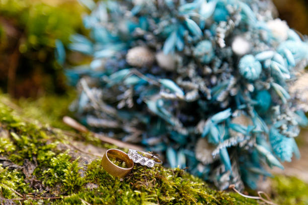 They symbolize our lifelong commitment to each other stock photo