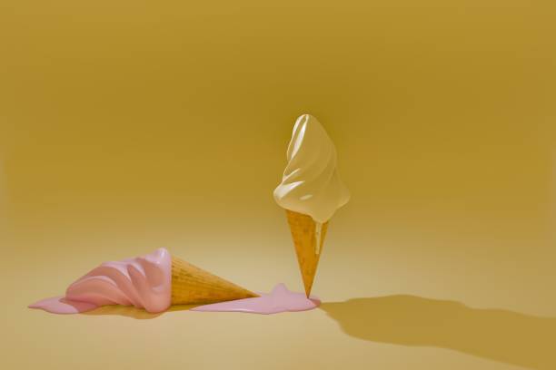 istock 3d render of yummy ice cream cones 2201902255