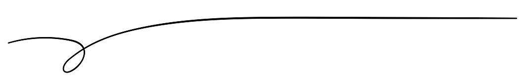 Looping Underline Hand Drawn Brush Underline Loop Stroke Vector Doodle Sketch Ink Line ...