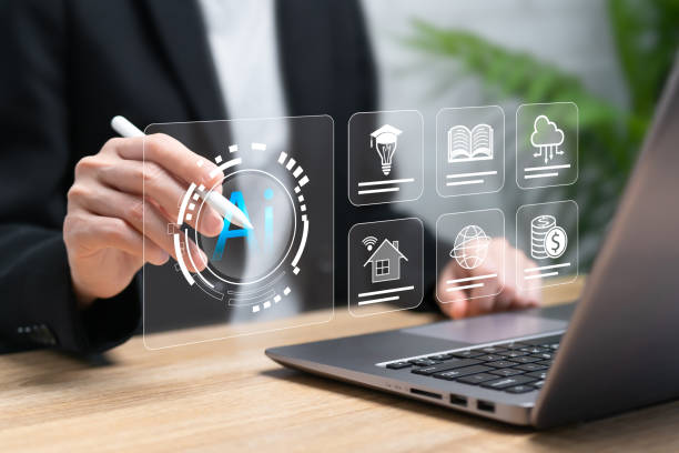 istock AI Artificial intelligence for Daily lives and working assistance concept, Businesswomen use Artificial intelligence automation to manage work and lifestyle, learn, Analyze data,Prioritize their lives 2201913353