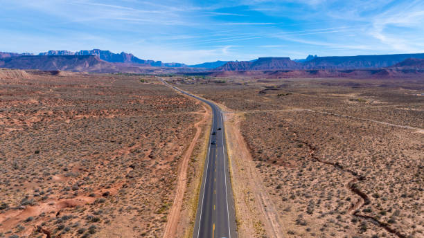 istock Scenic Desert Highway Utah Roadtrip Adventure 2201914276