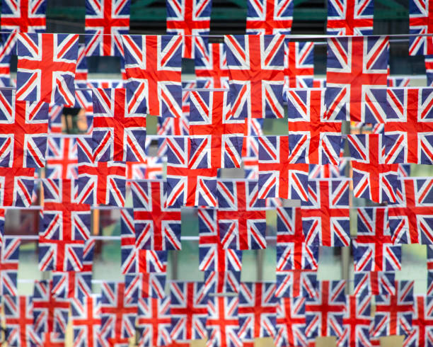 Union Flag Bunting in Covent Garden for the Coronation