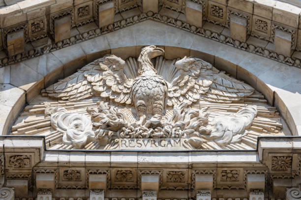 istock Phoenix Carving on St. Pauls Cathedral in London, UK 2201918706