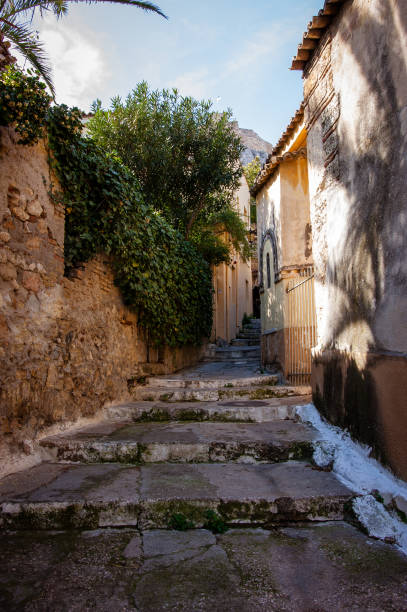 istock Street view in Plaka district of Athens 2201928213