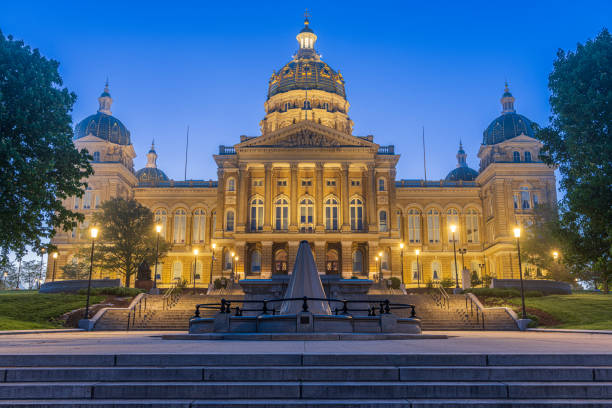 istock Des Moines, Iowa, USA with the Capitol Building 2201929295