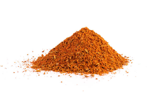 istock East spices and seasoningsisolated on a white background. Pile 2201938324