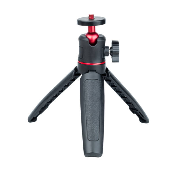 istock Compact tripod for stable photography isolated on a white background 2201940472