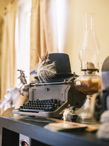 istock Interior details of vintage costume design studio 2201945469