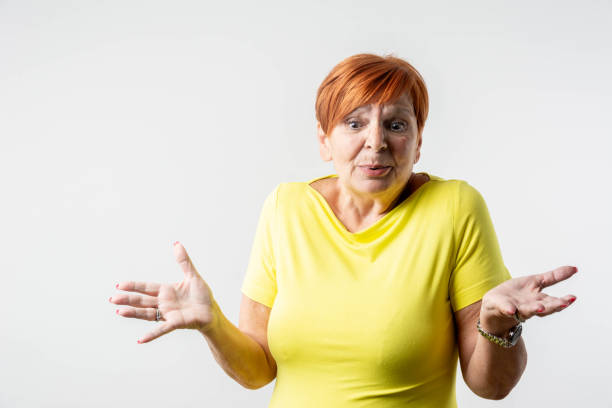 istock Confused senior woman 2201952060