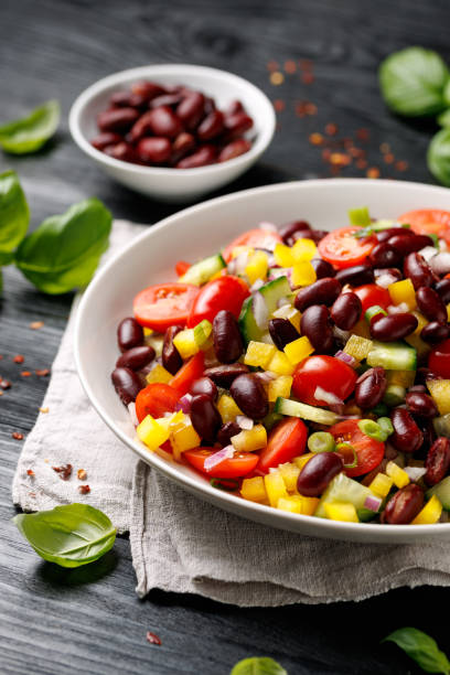 istock Red kidney bean salad. Healthy food 2201957335