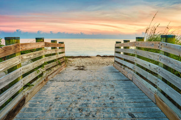 istock Florida Keys Sombrero Beach Sunset USA 2201984299