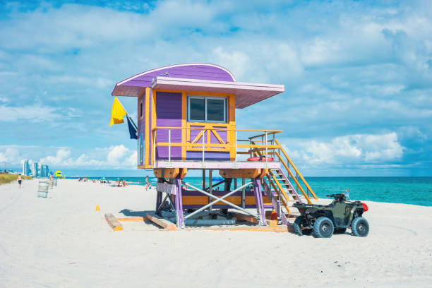 Miami Beach Lifeguard Tower Florida USA