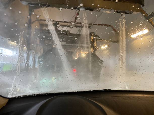 istock Entering  the car wash. 2201986526