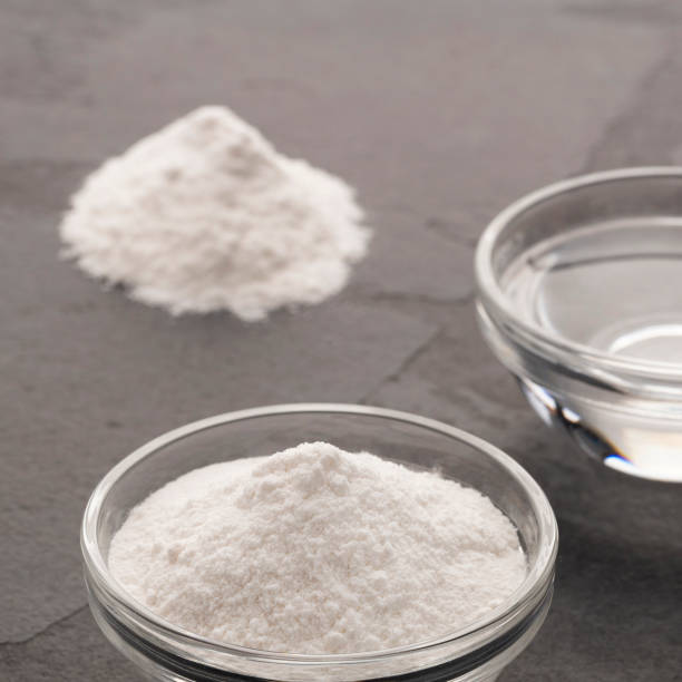 istock Mixture of baking soda and vinegar for cleaning. 2201989212