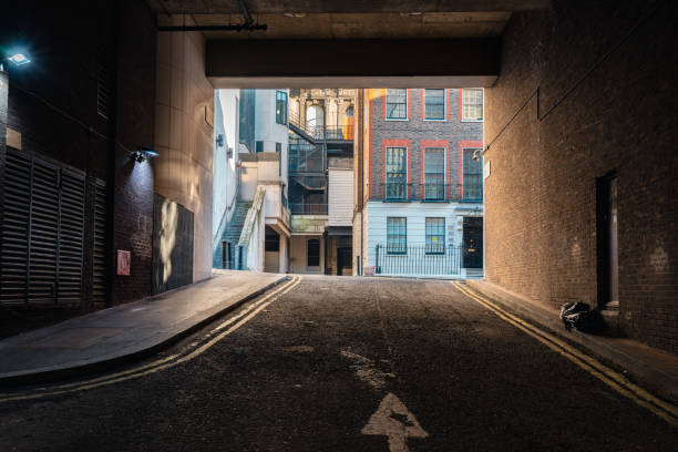 Underground Garage Parking Entrance with Closed Gates - Entrance to underground garage parking.