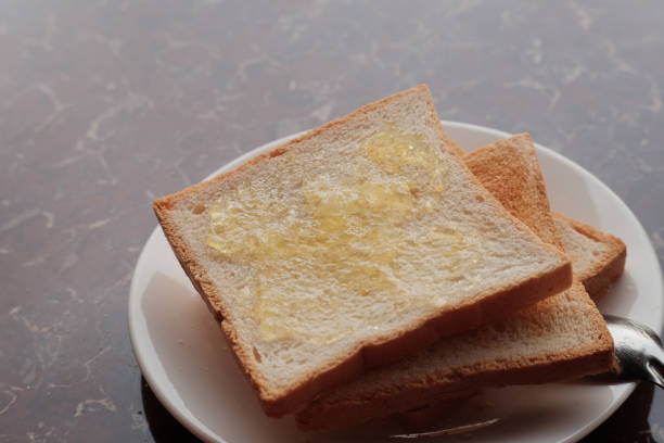 Bread and coffee in the morning