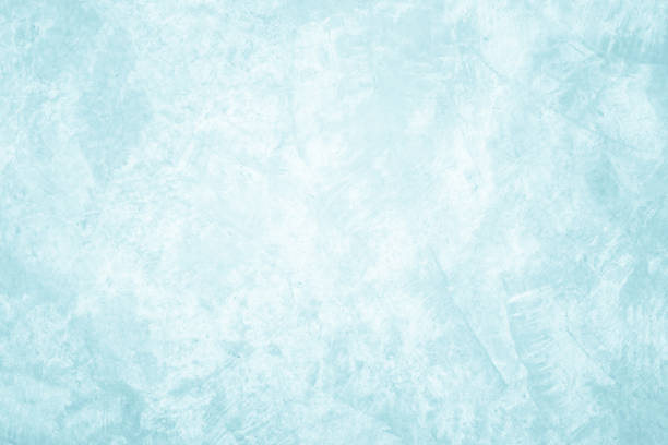 Closeup oil painting, white and light blue abstract background with copy space, full frame horizontal composition