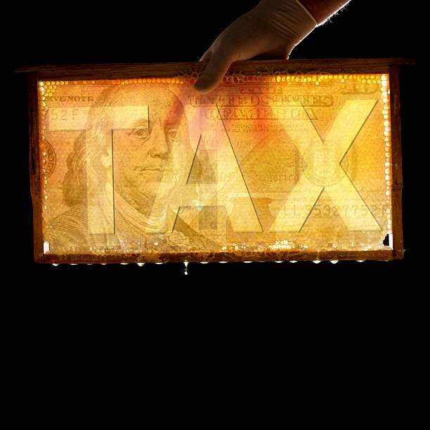 Conceptual tax season image