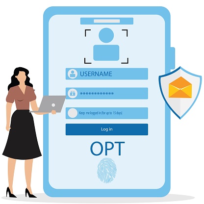 One Time Password Verification Methods Concept Unique Codes For ...