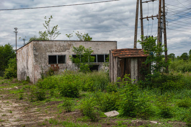 istock old abandoned building with dilapidated toilet 2202029472
