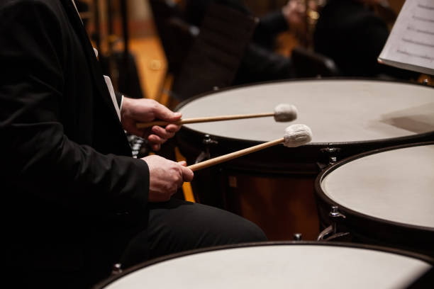 istock Hands of a musician playing the timpani 2202029751