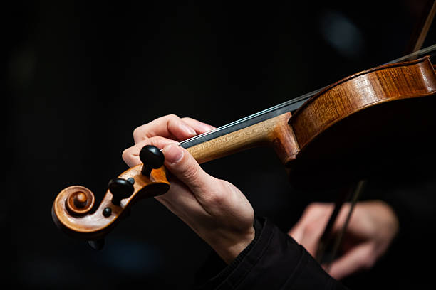 istock Hand of a musician playing the violin 2202029773