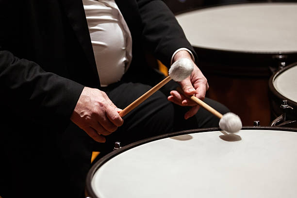 istock Hands of a musician playing the timpani 2202029787