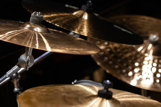 istock Close-up fragment of drum cymbals 2202029837