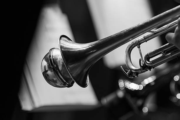 istock Trumpet fragment in the orchestra 2202030002