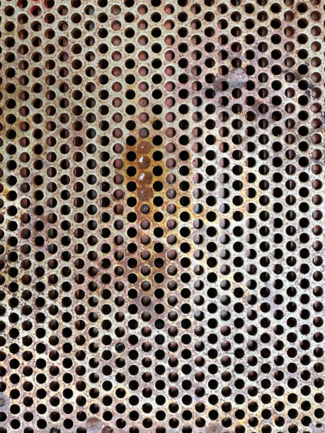 dirty urban metal grate