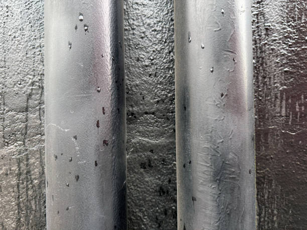 urban pipes on brick wall background