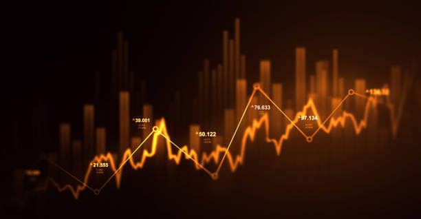 istock Gold  stock market investment trading graph growth.Trade business analytics graph and financial chart.Finance chart,stock market business and exchange financial growth graph. 2202035519