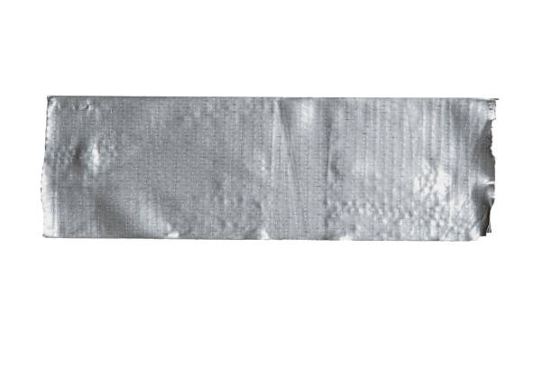 istock A Strip of Silver Duct Tape in White Background, Neutral Surface, Displaying Its Shiny, Textured Surface. This Versatile Material Is Commonly Used for Repairs and Crafts. 2202040977