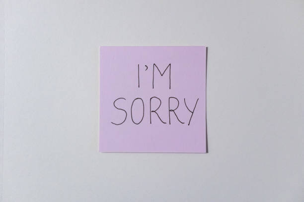 istock Handwritten pink note with 