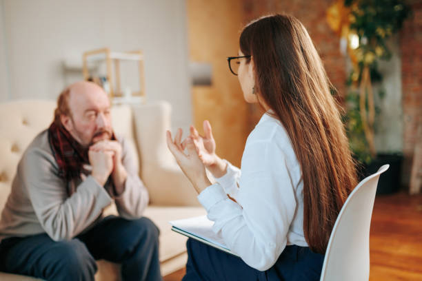 istock Therapist conducts a cozy counseling session with a client 2202049810