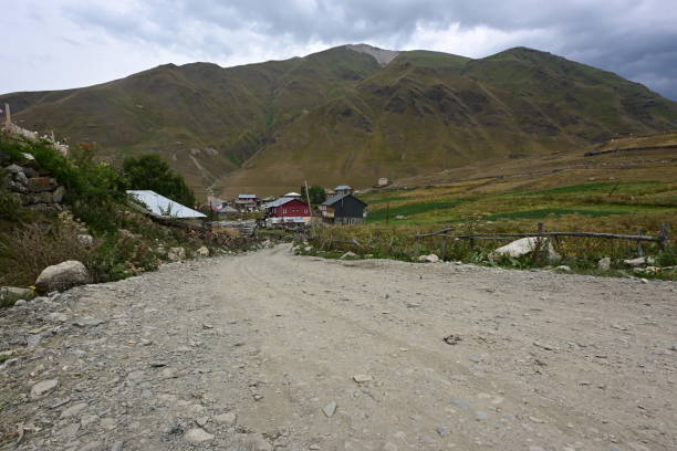 istock Georgia Mestia Ushguli Village & Mountain Valley Views 2202059367