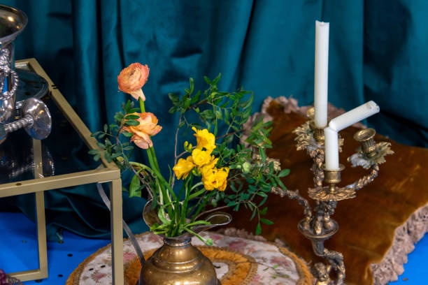istock A Touch of Spring: Flowers in a Vintage Vase 2202066730